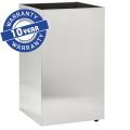 MERIDA STELLA under-counter waste bin on swivel castors 60 l, matt steel